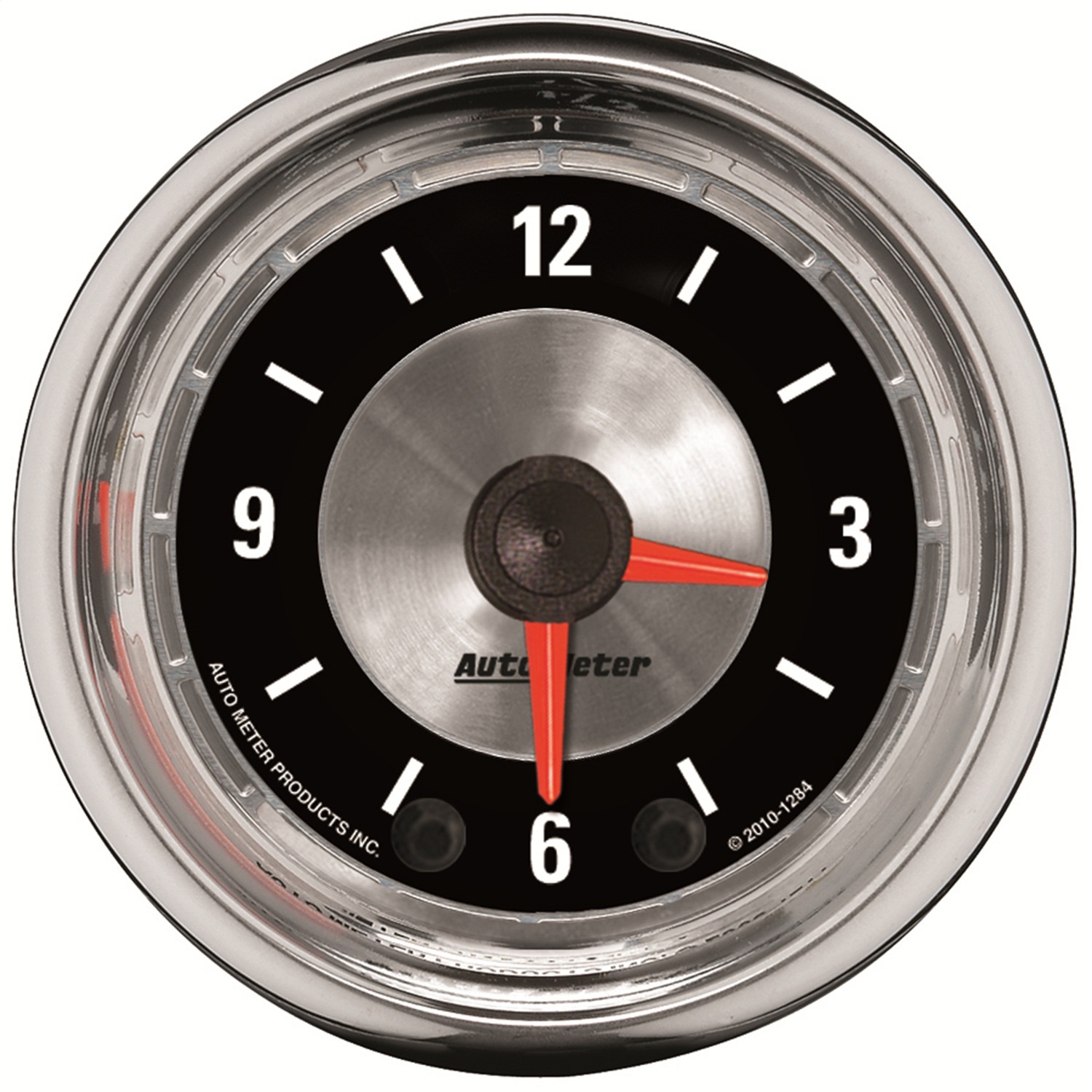 GAUGE; CLOCK; 2 1/16in.; 12HR; ANALOG; AMERICAN MUSCLE