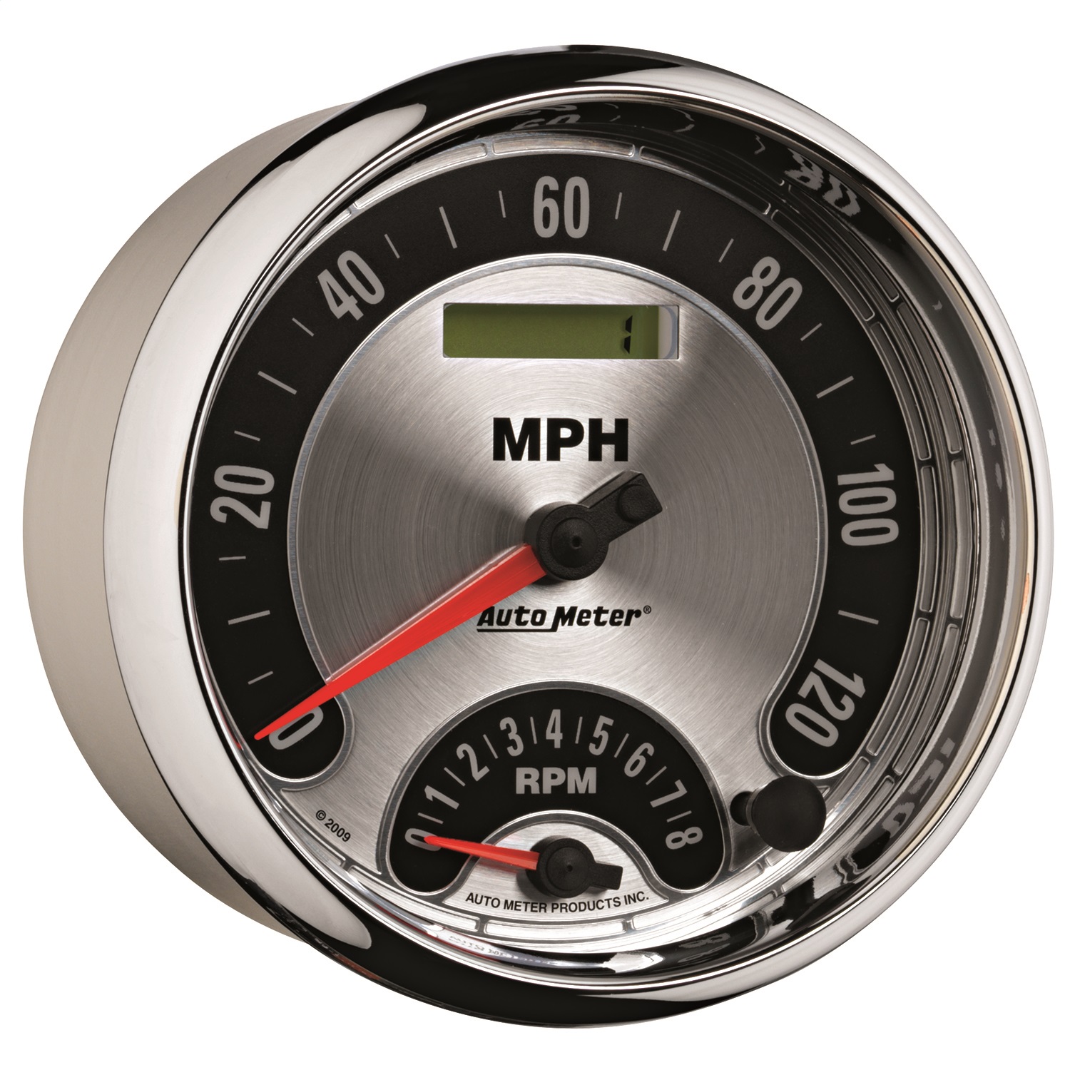 GAUGE; TACH/SPEEDO; 5in.; 160MPH/8K RPM; ELEC. PROGRAM.; AMER. MUSCLE - Image 4