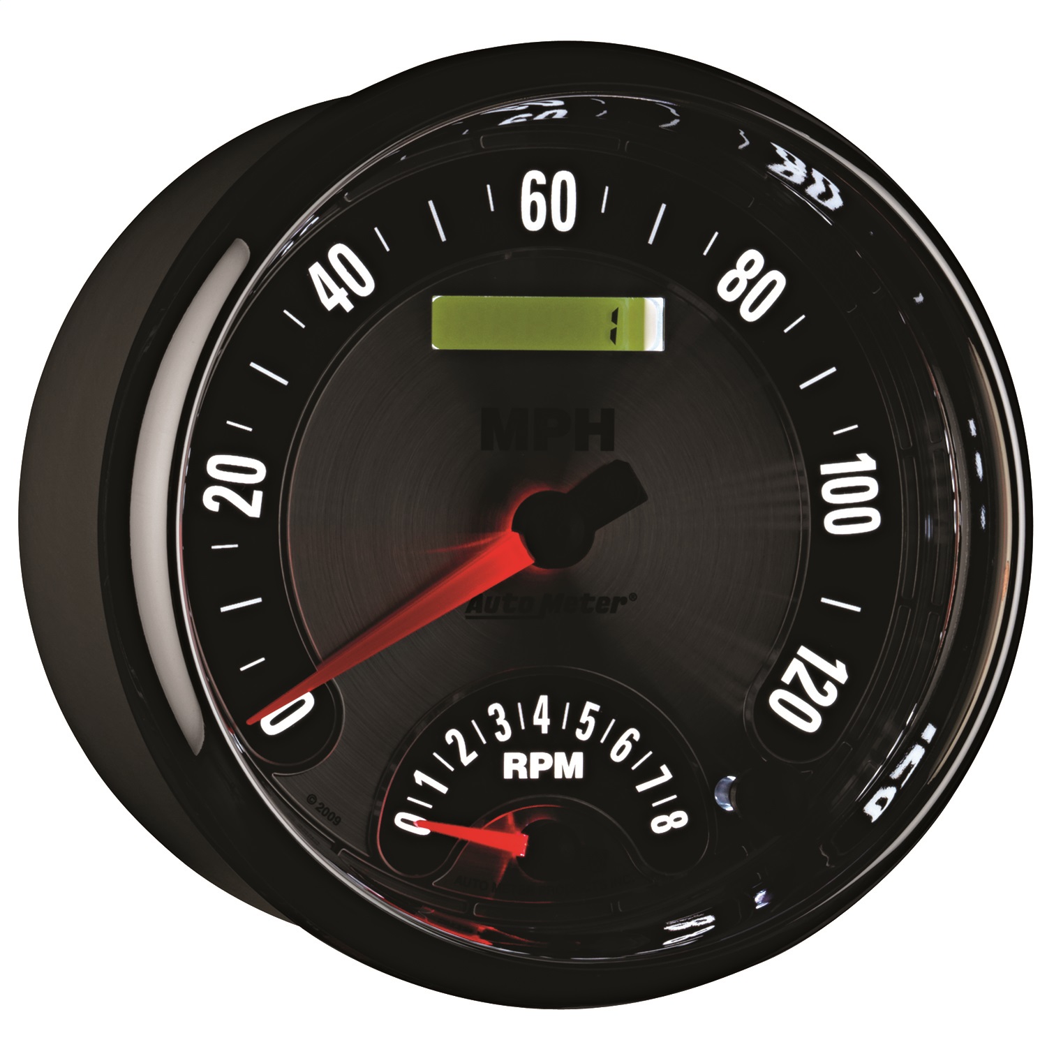 GAUGE; TACH/SPEEDO; 5in.; 160MPH/8K RPM; ELEC. PROGRAM.; AMER. MUSCLE - Image 5