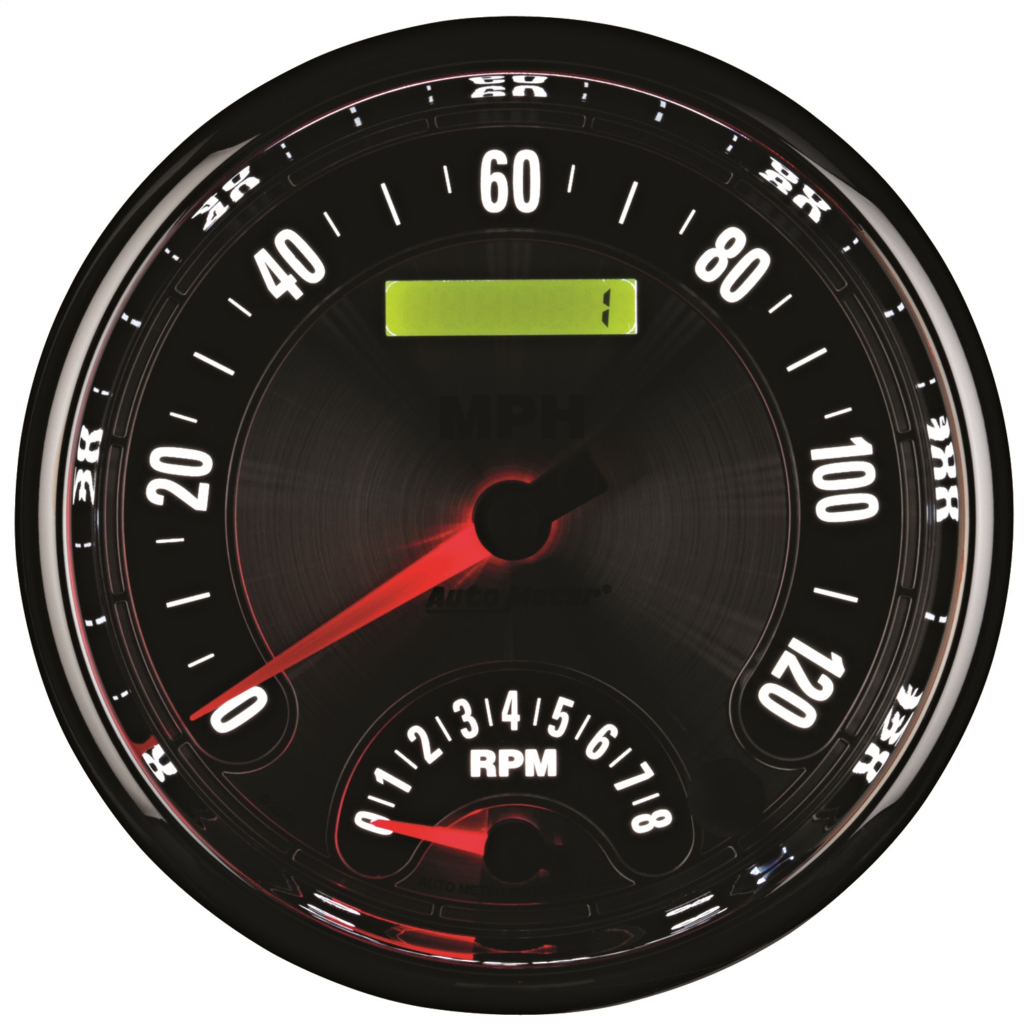 GAUGE; TACH/SPEEDO; 5in.; 160MPH/8K RPM; ELEC. PROGRAM.; AMER. MUSCLE - Image 6