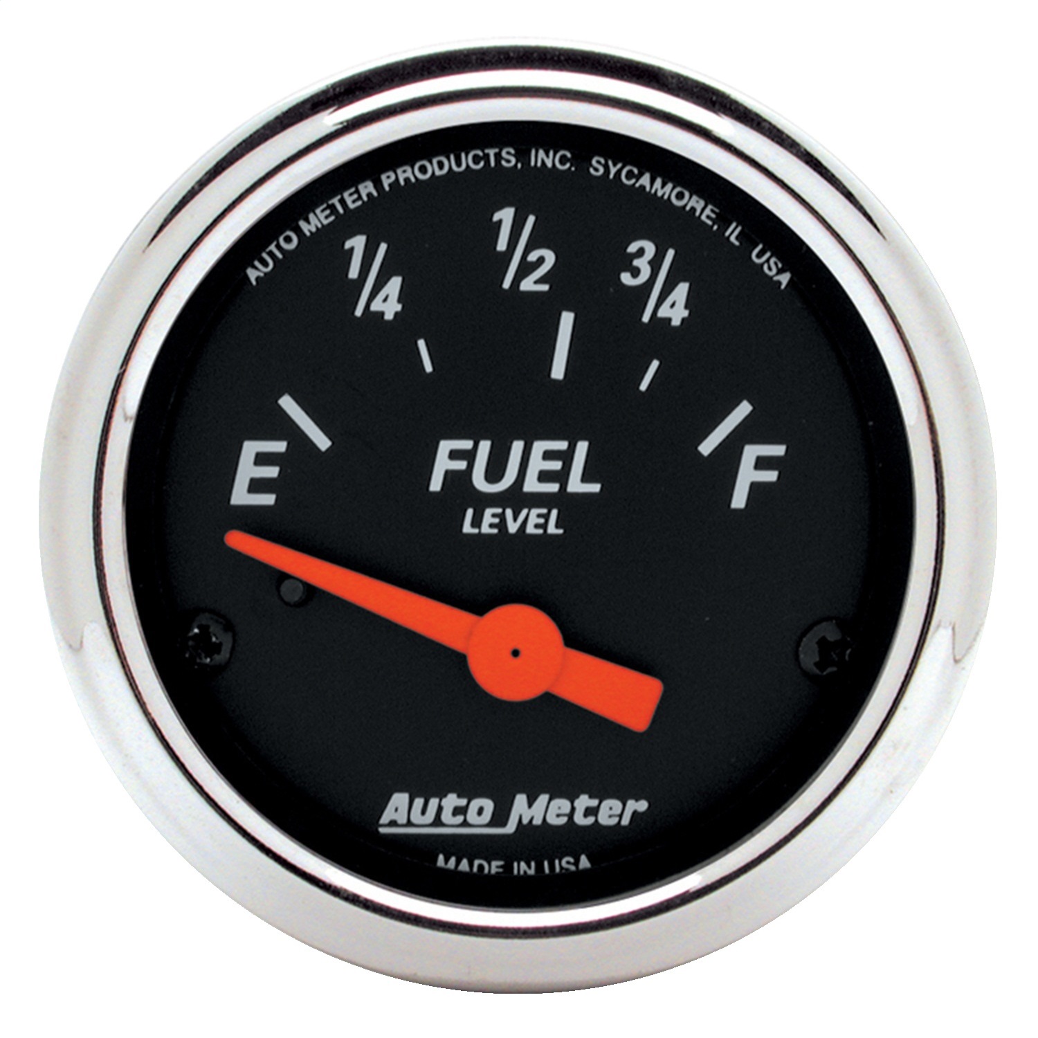 GAUGE; FUEL LEVEL; 2 1/16in.; 73?E TO 10?F; ELEC; DESIGNER BLACK