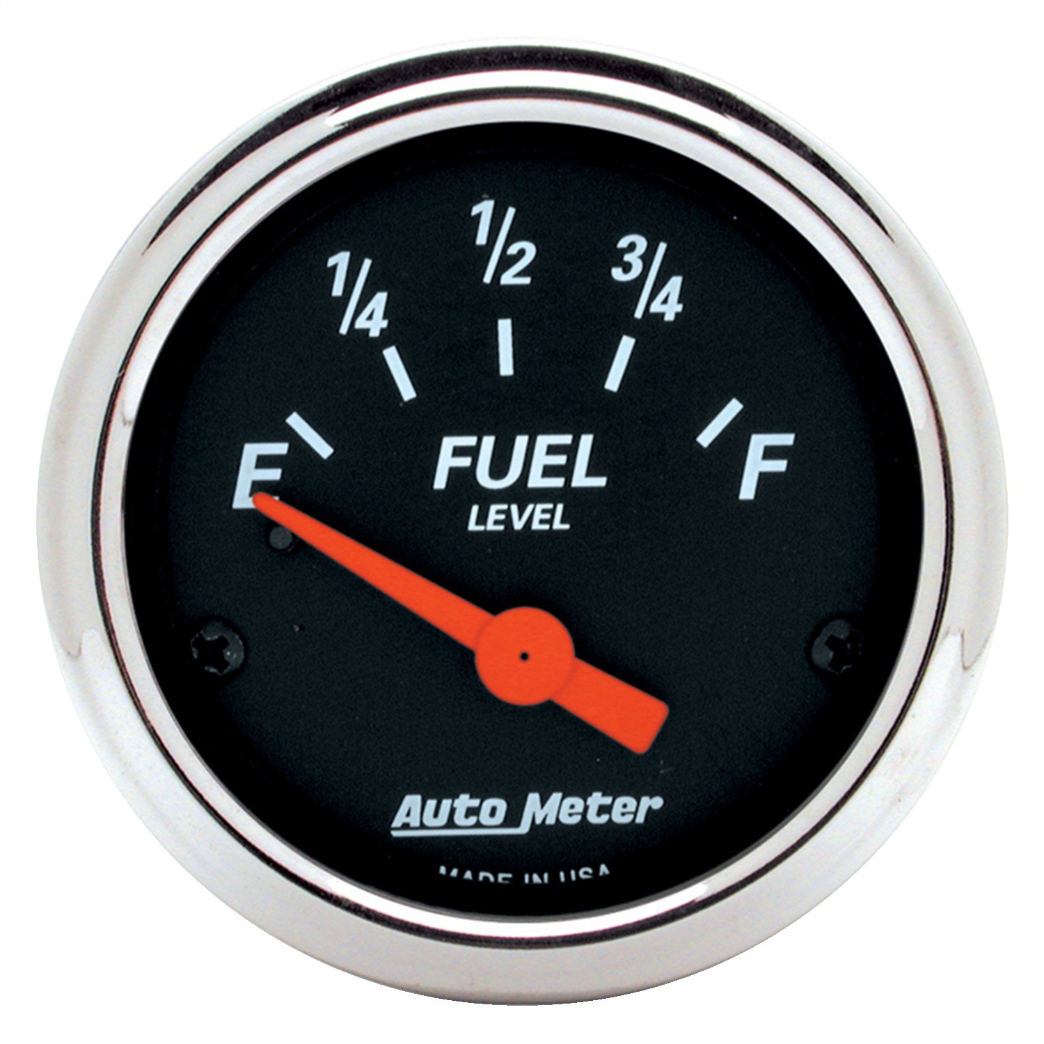 GAUGE; FUEL LEVEL; 2 1/16in.; 0?E TO 30?F; ELEC; DESIGNER BLACK