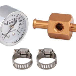 Fuel Block With Fuel Pressure Gauge