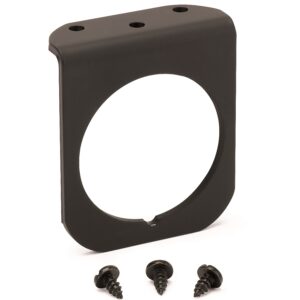 AutoMeter 2236 GAUGE MOUNTING PANEL, SINGLE, 2-1/16″, BLACK, ALUMINUM
