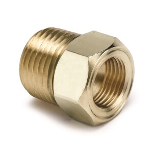 FITTING; ADAPTER; 1/2in. NPT MALE; BRASS; FOR MECH.TEMP. GAUGE