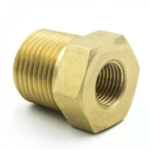 FITTING; ADAPTER; 3/8in. NPT MALE; 1/8in. NPT FEMALE; BRASS