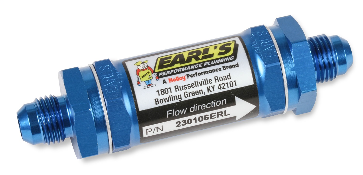 Aluminum In-Line Fuel Filter