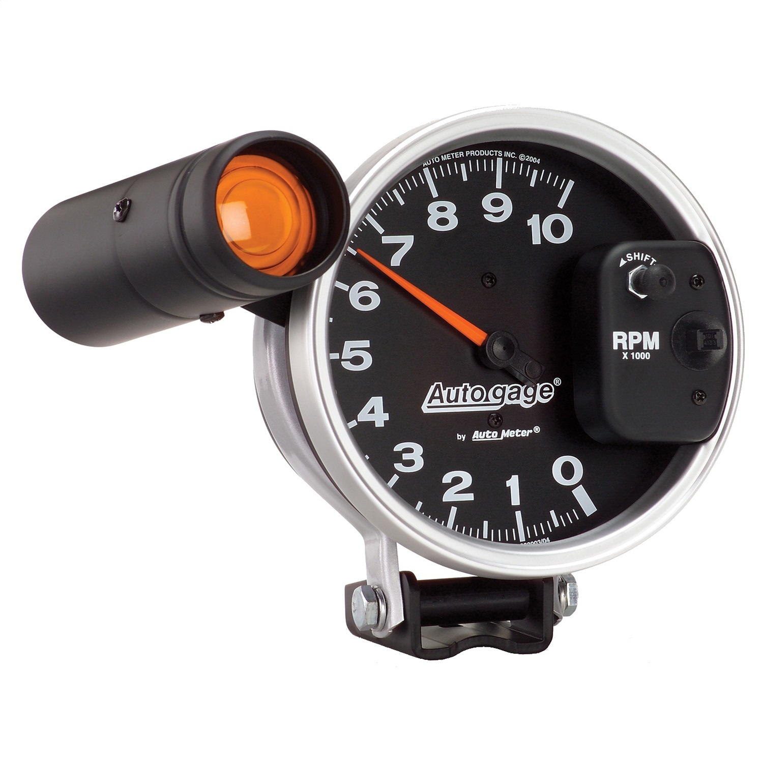 GAUGE; TACHOMETER; 5in.; 10K RPM; PEDESTAL W/EXT. SHIFT-LITE; BLACK; AUTO GAGE - Image 3