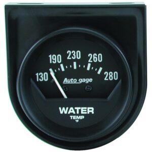 AutoMeter 2361 2-1/16″ WATER TEMPERATURE, 130-280 °F, AUTO GAGE AutoMeter 2361 2-1/16″ WATER TEMPERATURE, 130-280 °F, AUTO GAGE