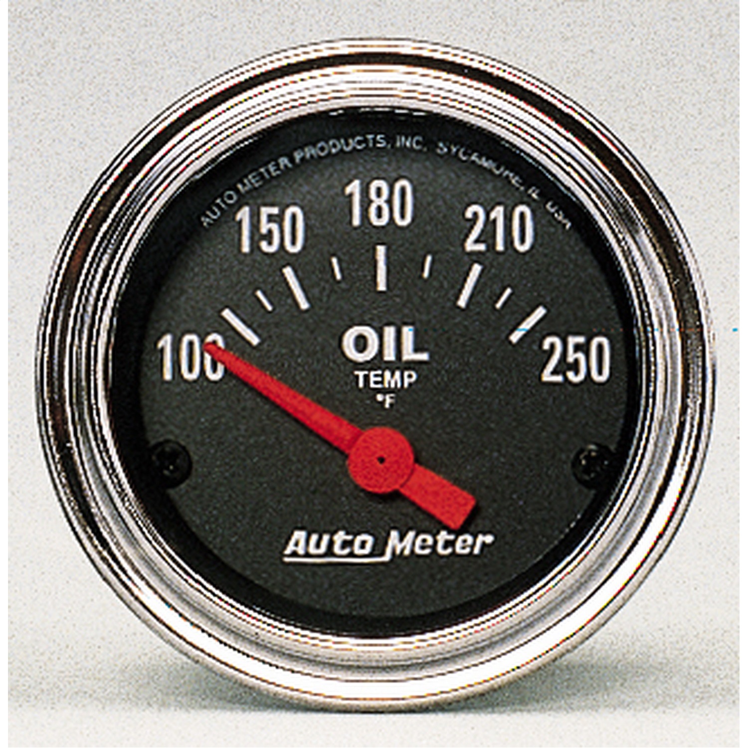 AutoMeter 2542 2-1/16" OIL TEMPERATURE, 100-250 °F, TRADITIONAL CHROME