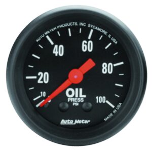 GAUGE; OIL PRESS; 2 1/16in.; 100PSI; MECHANICAL; Z-SERIES