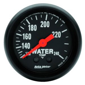 GAUGE; WATER TEMP; 2 1/16in.; 120-240 F; MECHANICAL; Z-SERIES