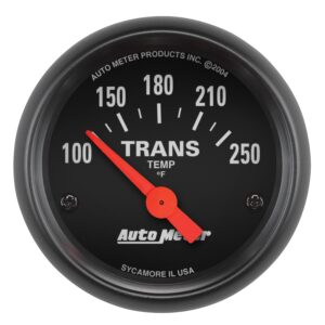 GAUGE; TRANSMISSION TEMP; 2 1/16in.; 100-250 F; ELECTRIC; Z-SERIES