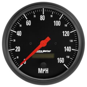 GAUGE; SPEEDO; 5in.; 160MPH; ELEC. PROGRAM W/LCD ODO; Z-SERIES