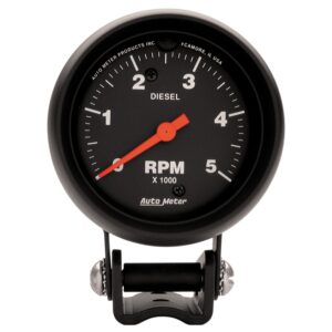 GAUGE; TACHOMETER; 2 5/8in.; 5K RPM DIESEL; PEDESTAL; Z-SERIES
