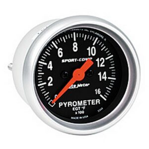 GAUGE; PYROMETER (EGT); 2 1/16in.; 1600 F; DIGITAL STEPPER MOTOR; SPORT-COMP