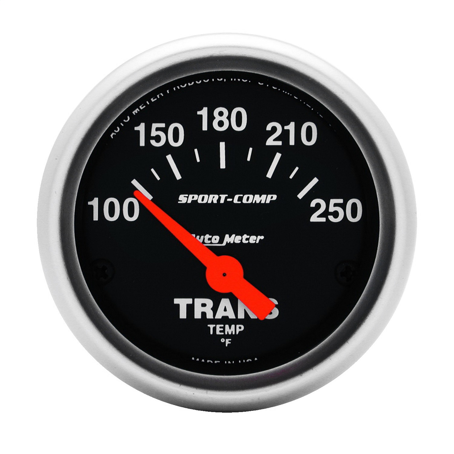 GAUGE; TRANSMISSION TEMP; 2 1/16in.; 100-250 F; ELECTRIC; SPORT-COMP