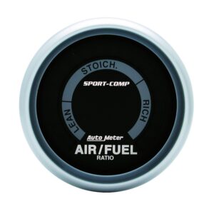 GAUGE; AIR/FUEL RATIO-NARROWBAND; 2 1/16in.; LEAN-RICH; LED ARRAY; SPORT-COMP
