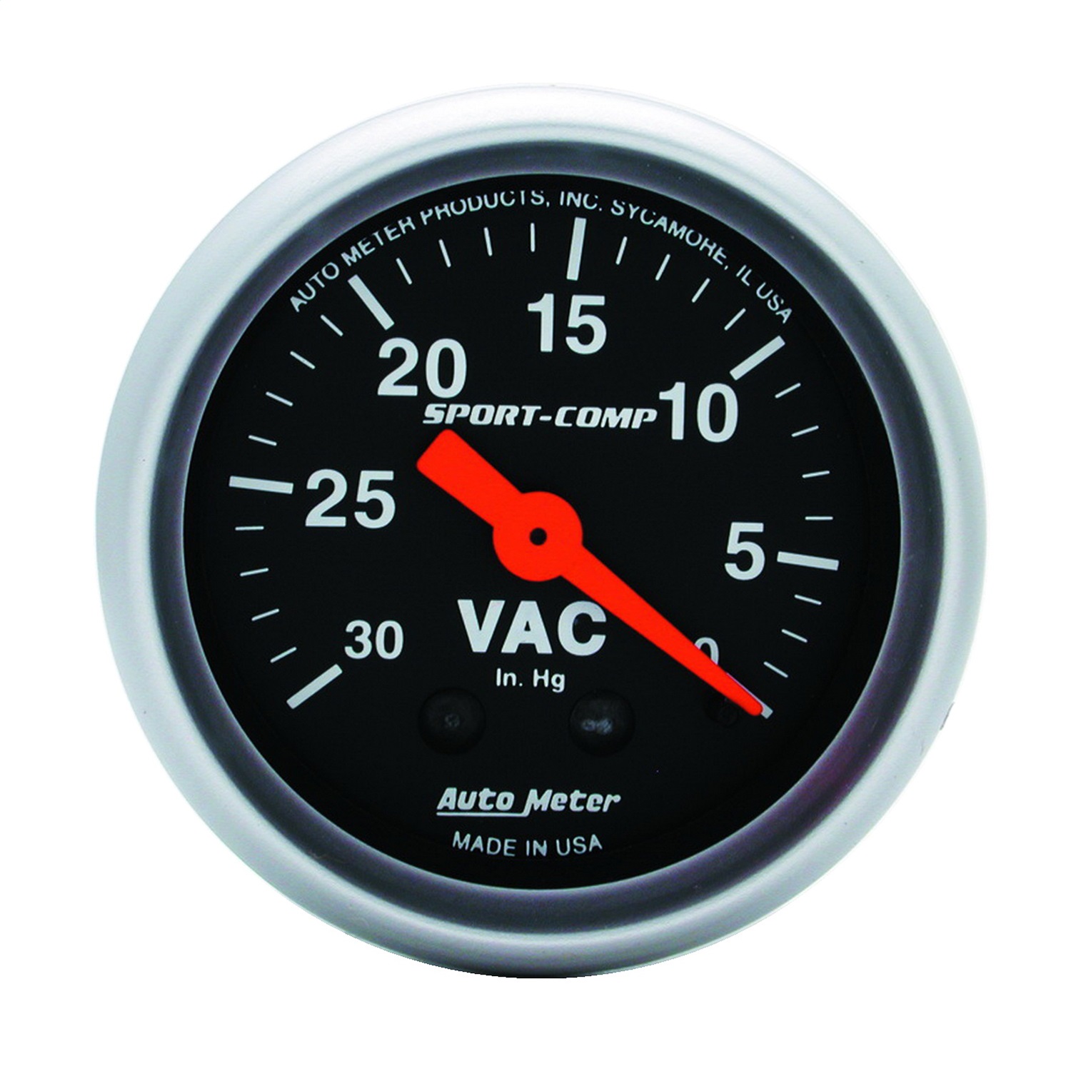 AutoMeter 3384 2-1/16" VACUUM, 0-30 IN HG, SPORT-COMP