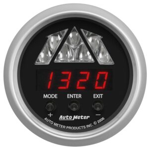 GAUGE; TACHOMETER; DIGITAL RPM W/LED SHIFT LIGHT; SPORT-COMP