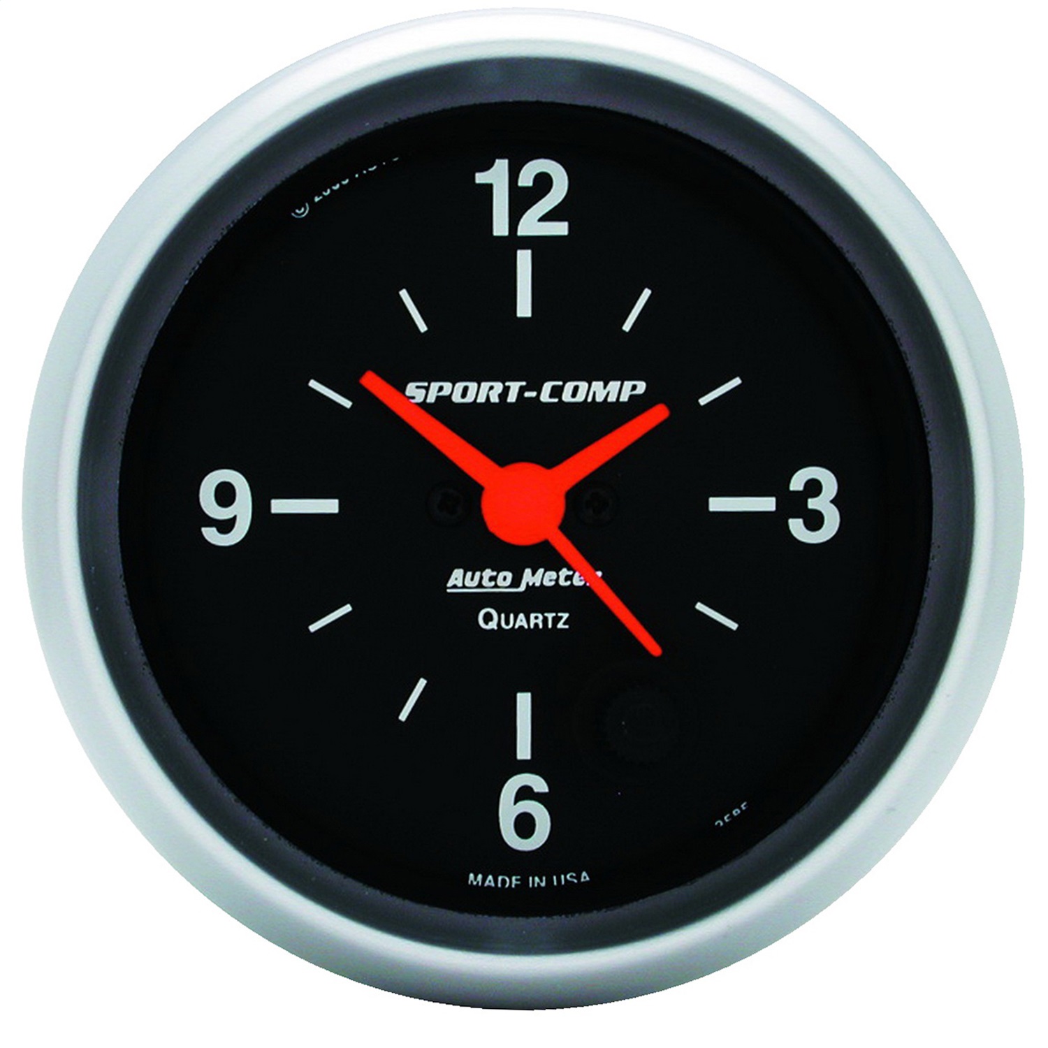 GAUGE; CLOCK; 2 5/8in.; 12HR; ANALOG; SPORT-COMP