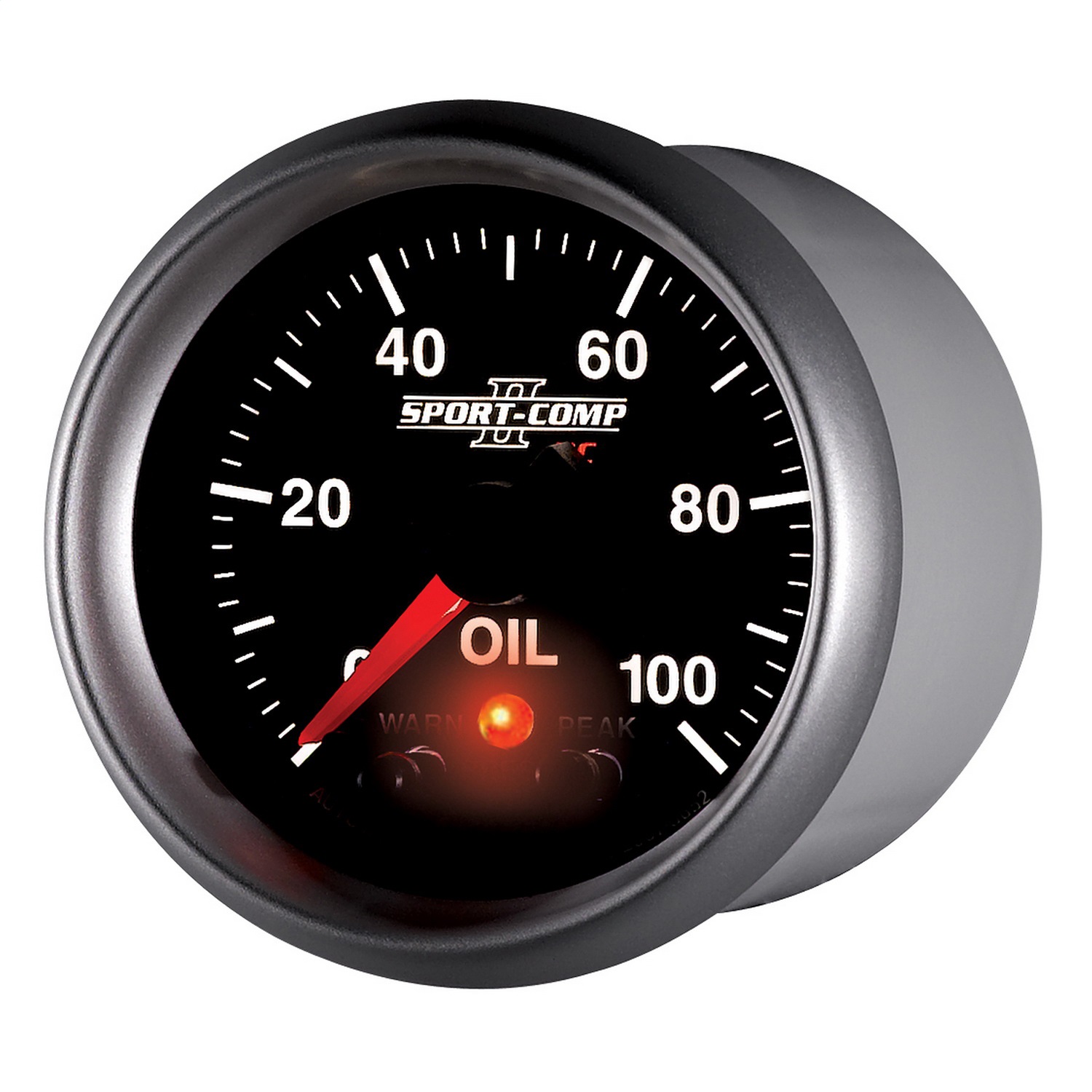 GAUGE; OIL PRESS; 2 1/16in.; 100PSI; DIGITAL STPR MTR W/PK/WRN; SPORT-COMP II - Image 7