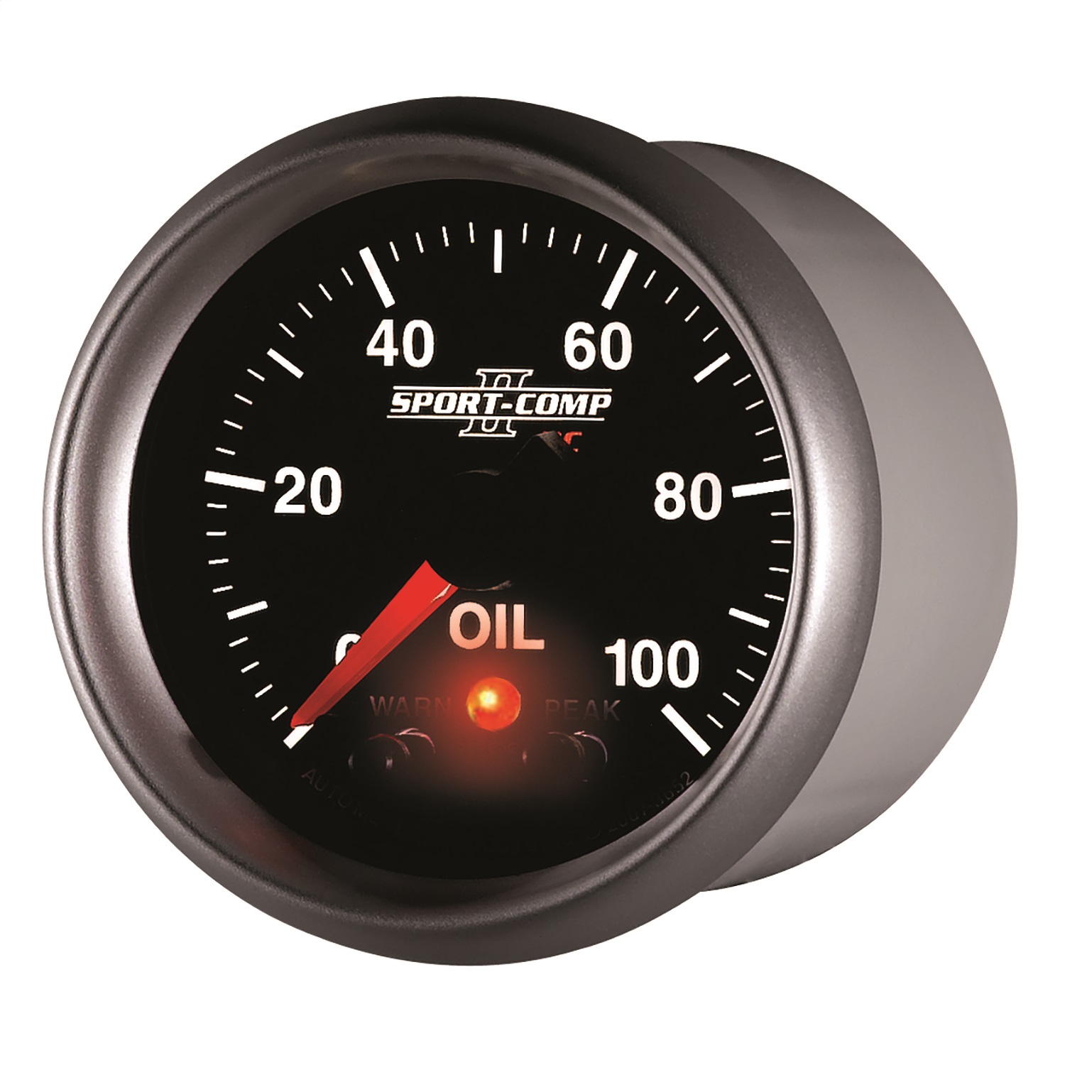 GAUGE; OIL PRESS; 2 1/16in.; 100PSI; DIGITAL STPR MTR W/PK/WRN; SPORT-COMP II - Image 3