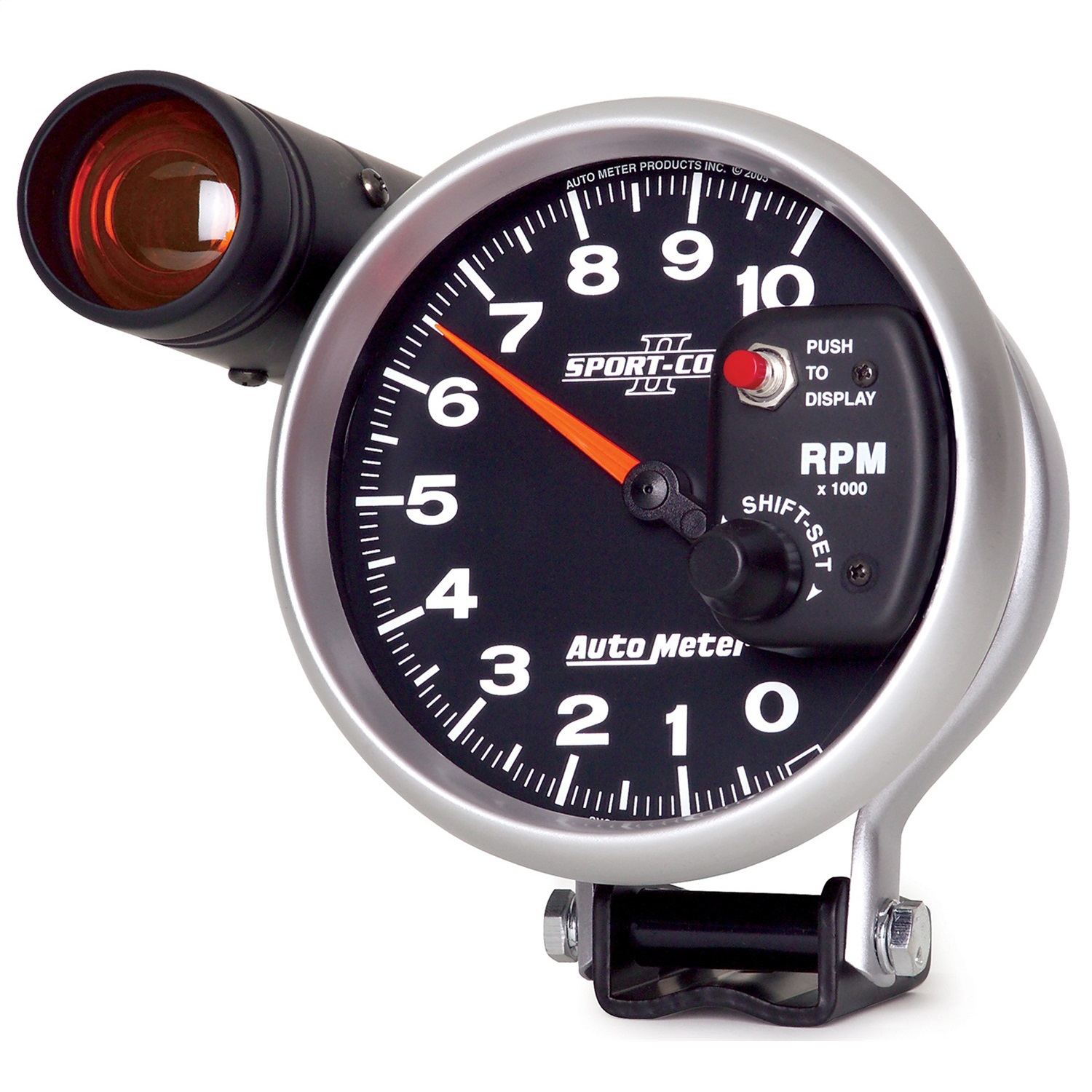 GAUGE; TACHOMETER; 5in.; 10K RPM; PEDESTAL W/EXT. SHIFT-LITE; SPORT-COMP II - Image 2