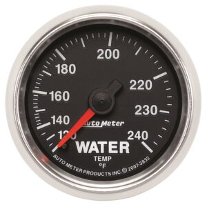 GAUGE; WATER TEMP; 2 1/16in.; 120-240 F; MECHANICAL; GS