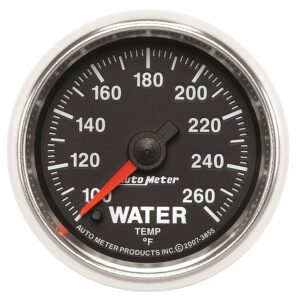 GAUGE; WATER TEMP; 2 1/16in.; 100-260 F; DIGITAL STEPPER MOTOR; GS