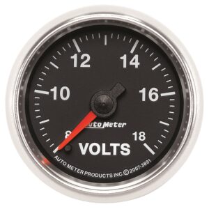 GAUGE; VOLTMETER; 2 1/16in.; 18V; DIGITAL STEPPER MOTOR; GS