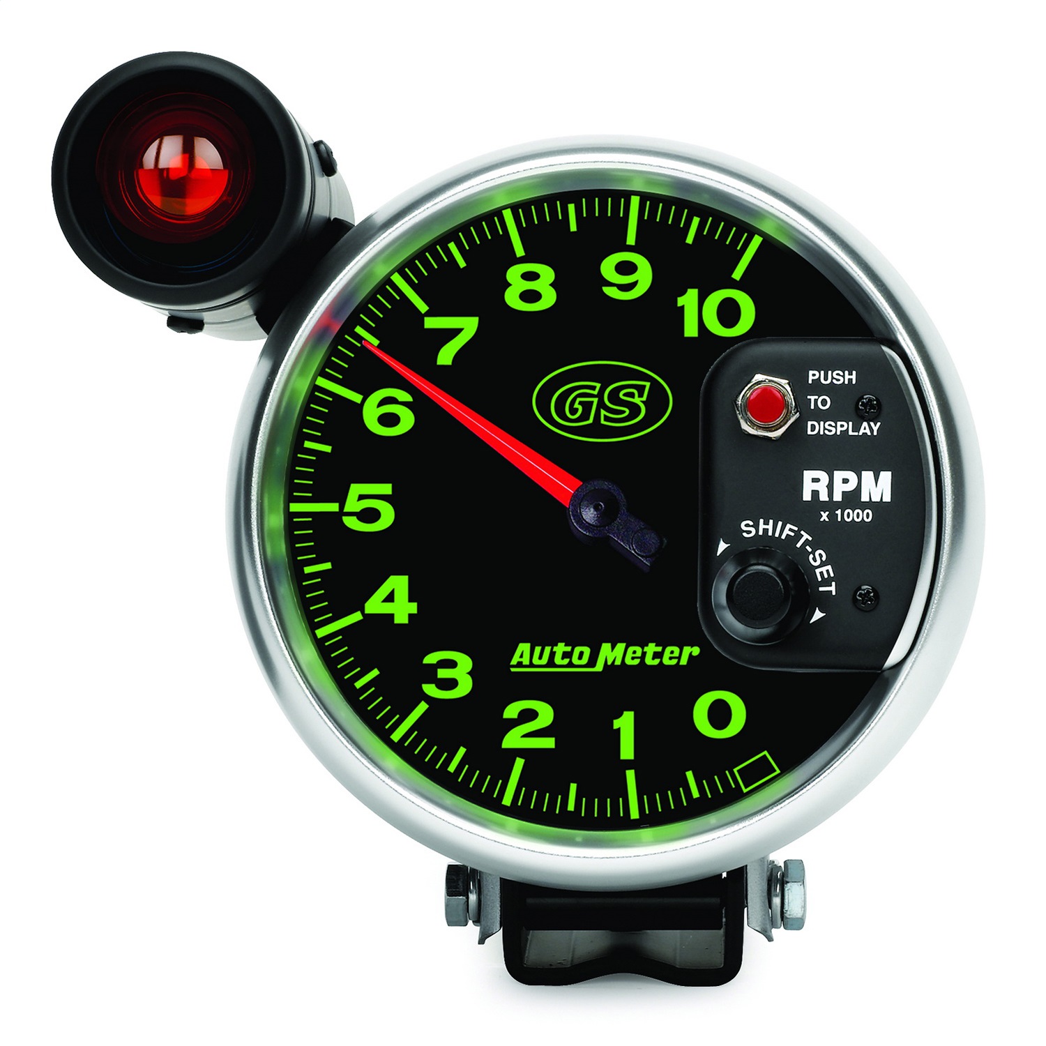 GAUGE; TACHOMETER; 5in.; 10K RPM; PEDESTAL W/EXT. SHIFT-LITE; GS - Image 2