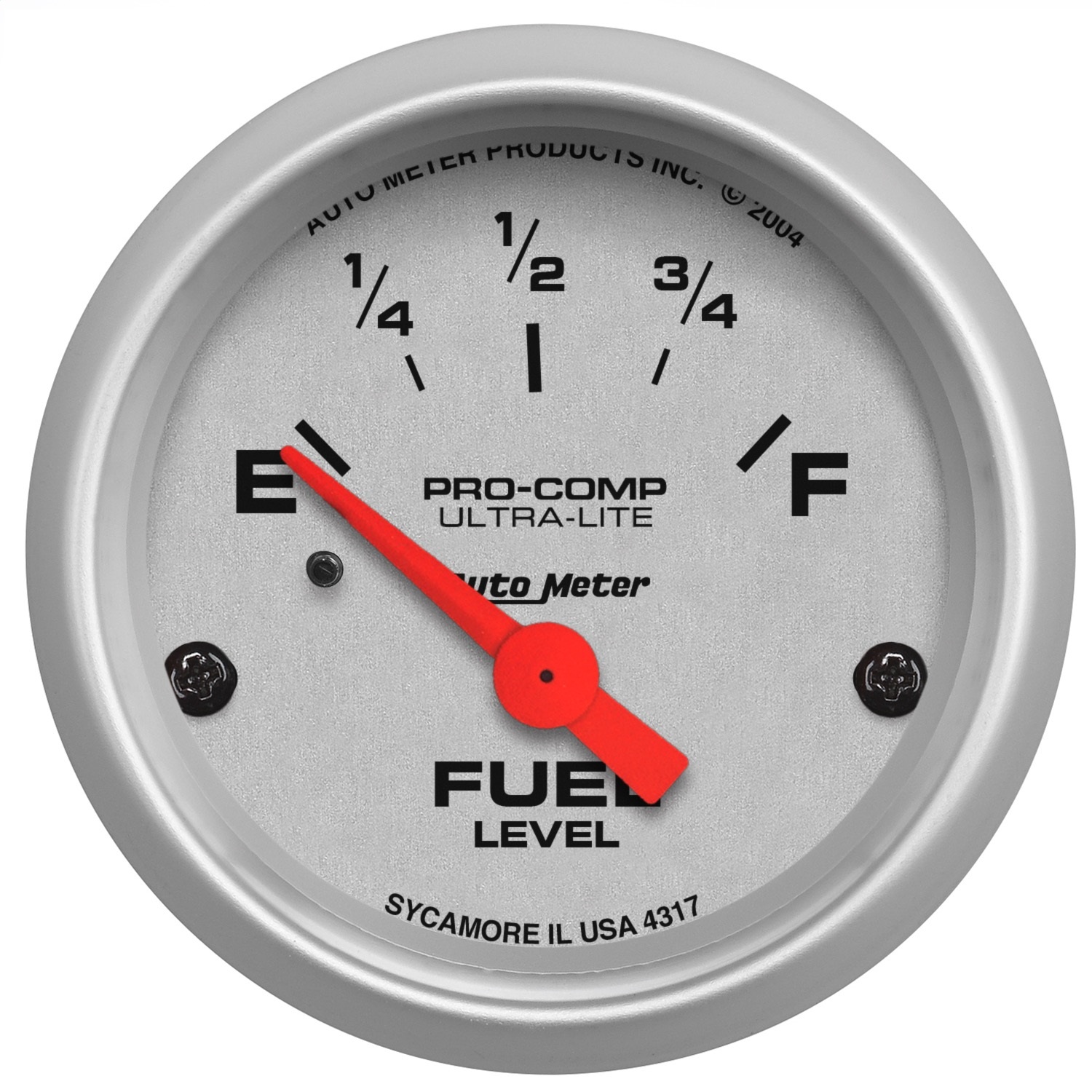 GAUGE; FUEL LEVEL; 2 1/16in.; 0?E TO 30?F; ELEC; ULTRA-LITE