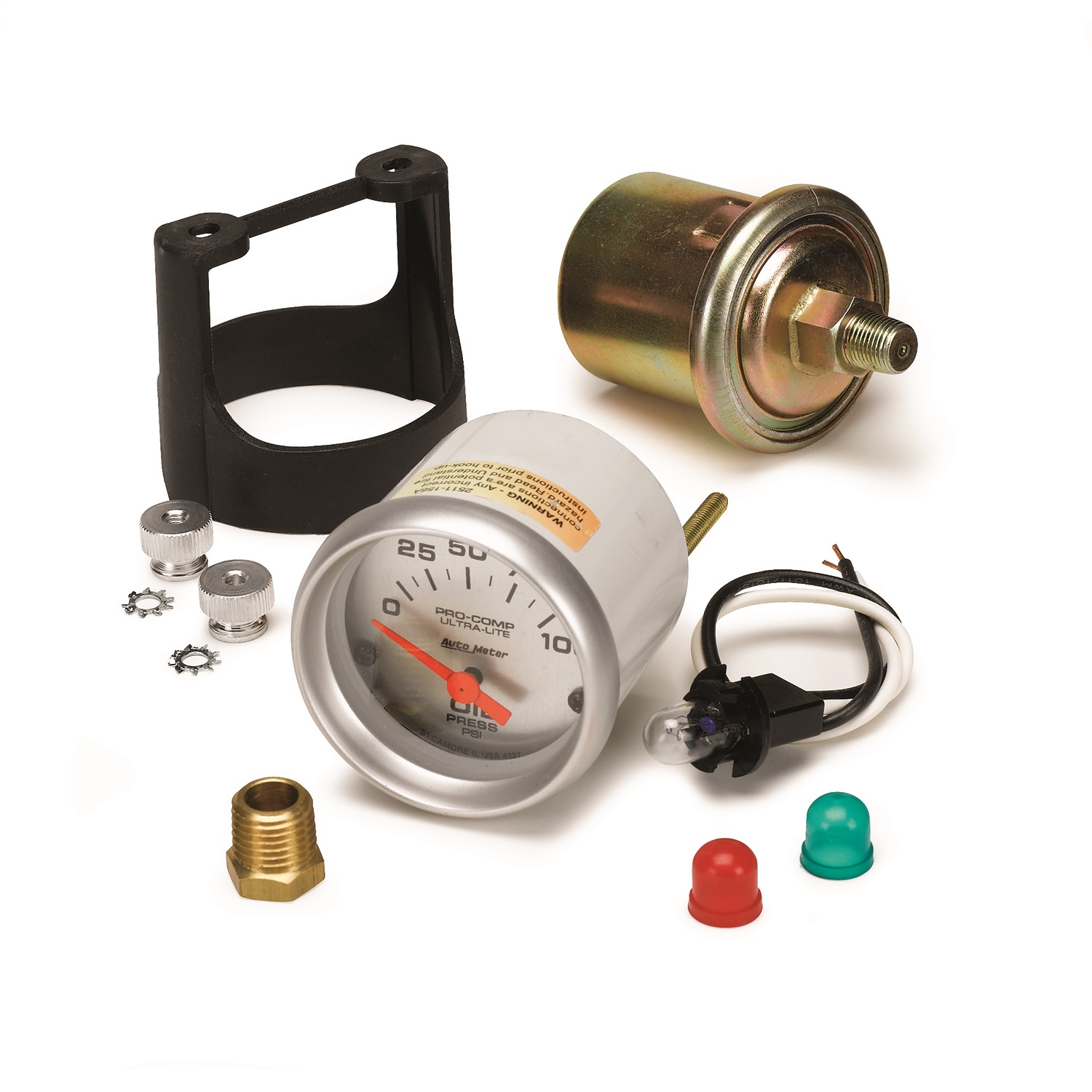 GAUGE; OIL PRESSURE; 2 1/16in.; 100PSI; ELECTRIC; ULTRA-LITE - Image 2