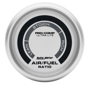 GAUGE; AIR/FUEL RATIO-NARROWBAND; 2 1/16in.; LEAN-RICH; LED ARRAY; ULTRA-LITE