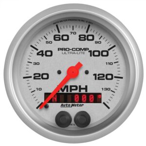 AutoMeter 4480 3-3/8″ GPS SPEEDOMETER, 0-140 MPH, ULTRA-LITE