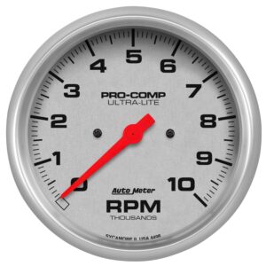 AutoMeter 4498 5″ IN-DASH TACHOMETER, 0-10,000 RPM, ULTRA-LITE