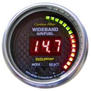 AutoMeter 4778 Air / Fuel Ratio Gauge – GA 2″ AFR WDBND P CF