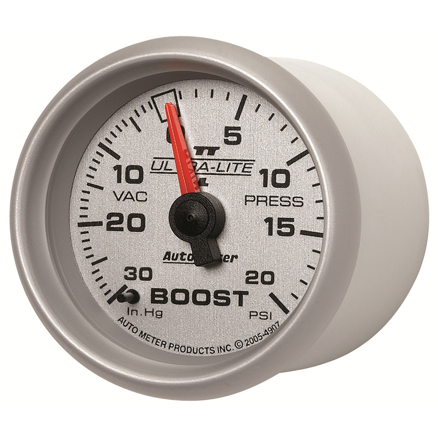 GAUGE; VAC/BOOST; 2 1/16in.; 30INHG-20PSI; MECHANICAL; ULTRA-LITE II - Image 2