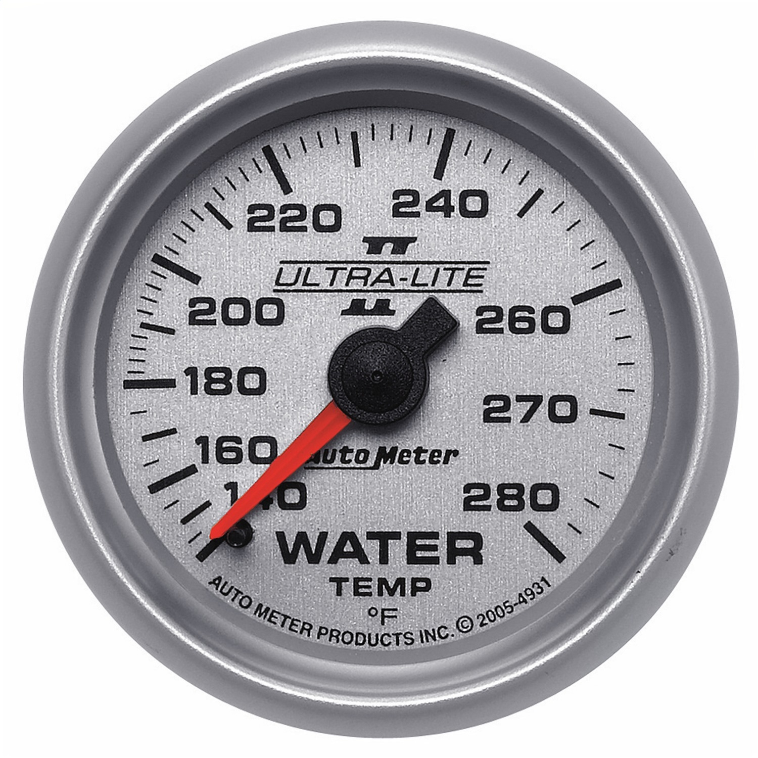 AutoMeter 4931 2-1/16" WATER TEMPERATURE, 140-280 °F, ULTRA-LITE II