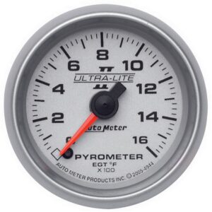 GAUGE; PYROMETER (EGT); 2 1/16in.; 1600 F; DIGITAL STEPPER MOTOR; ULTRA-LITE II