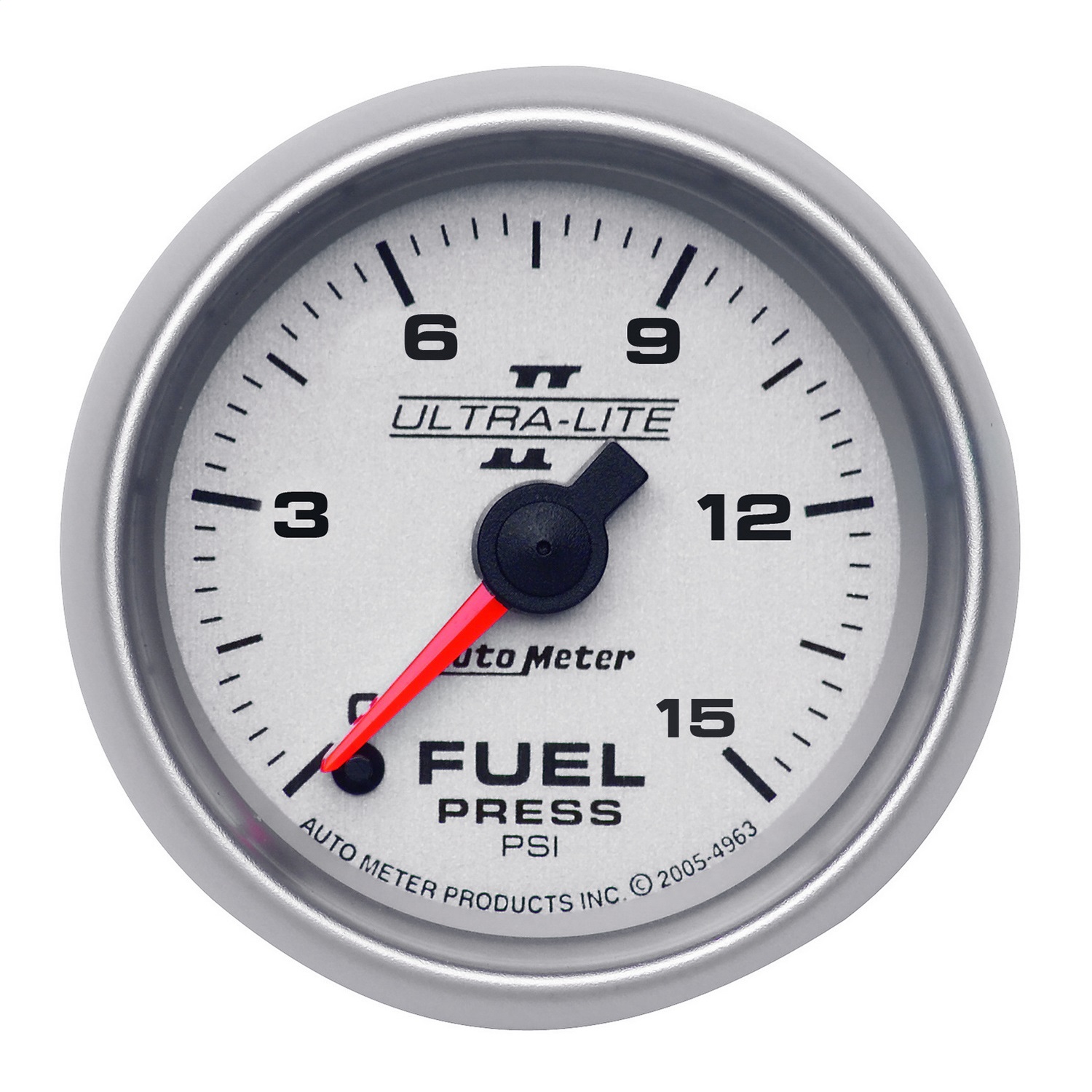 GAUGE; FUEL PRESSURE; 2 1/16in.; 15PSI; DIGITAL STEPPER MOTOR; ULTRA-LITE II