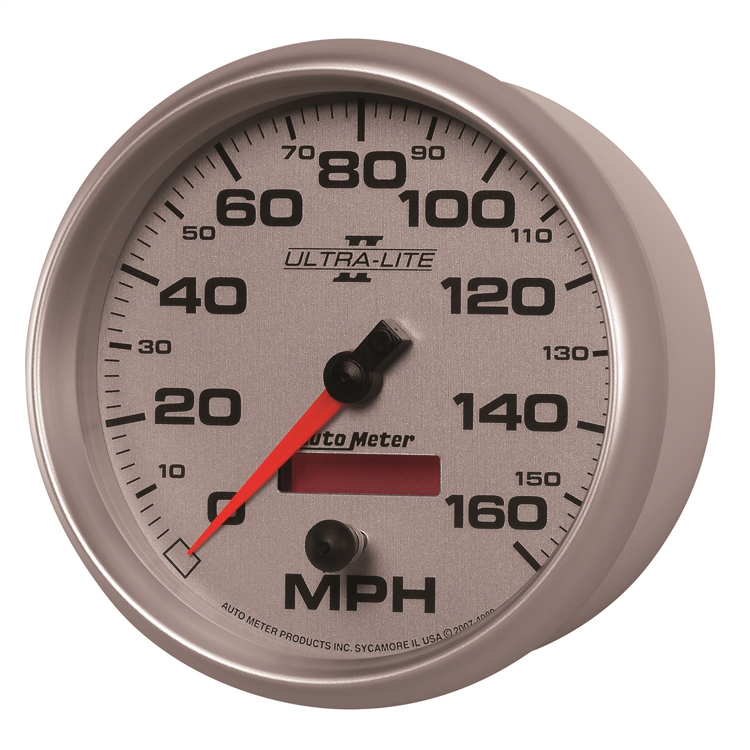 GAUGE; SPEEDOMETER; 5in.; 160MPH; ELEC. PROGRAMMABLE; ULTRA-LITE II - Image 2