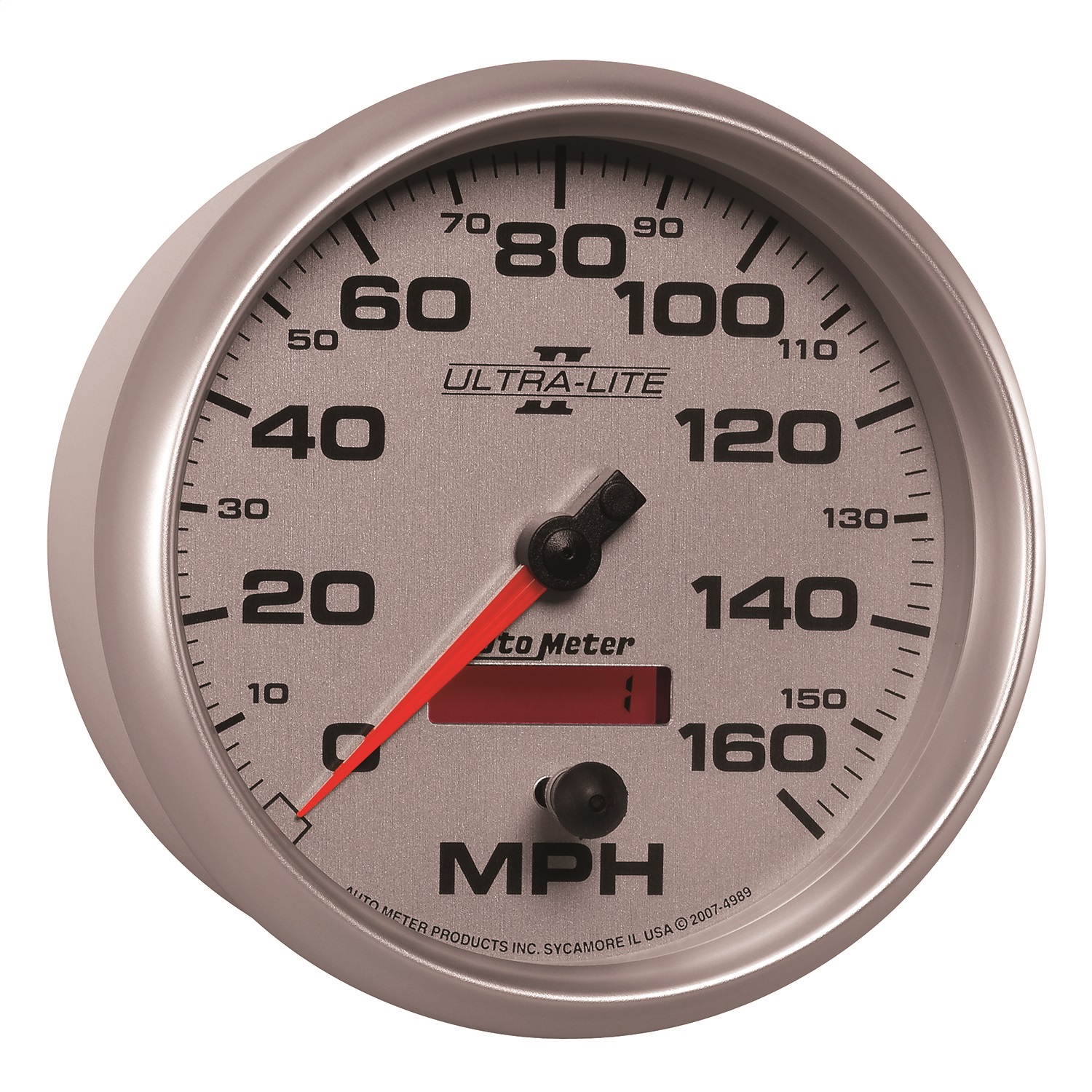 GAUGE; SPEEDOMETER; 5in.; 160MPH; ELEC. PROGRAMMABLE; ULTRA-LITE II - Image 4