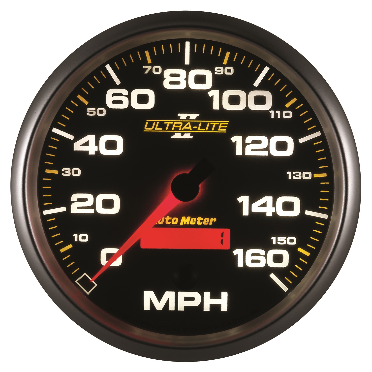 GAUGE; SPEEDOMETER; 5in.; 160MPH; ELEC. PROGRAMMABLE; ULTRA-LITE II - Image 6