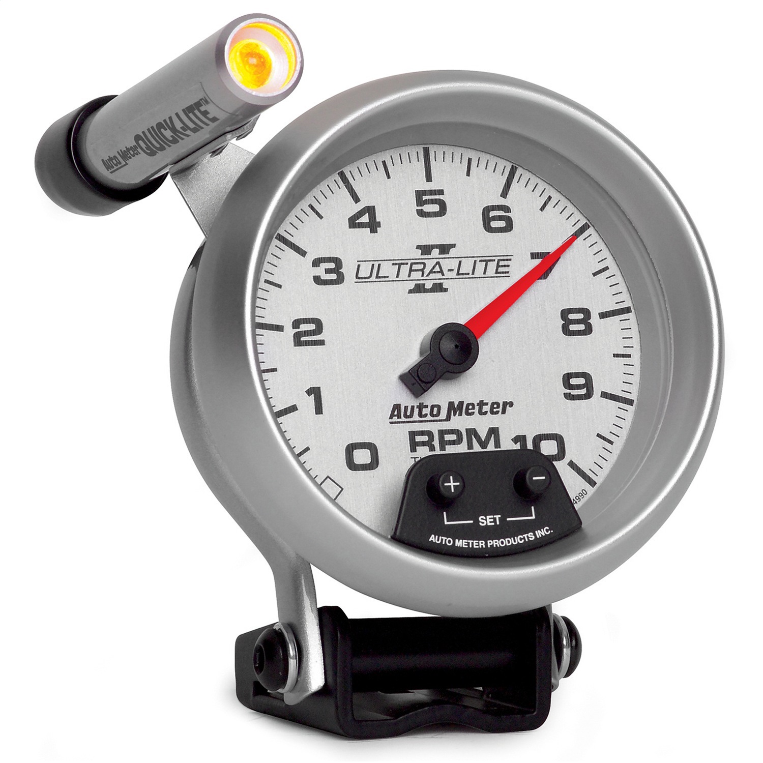 GAUGE; TACHOMETER; 3 3/4in.; 10K RPM; PEDESTAL W/EXT. QUICK-LITE; ULTRA-LITE II - Image 3