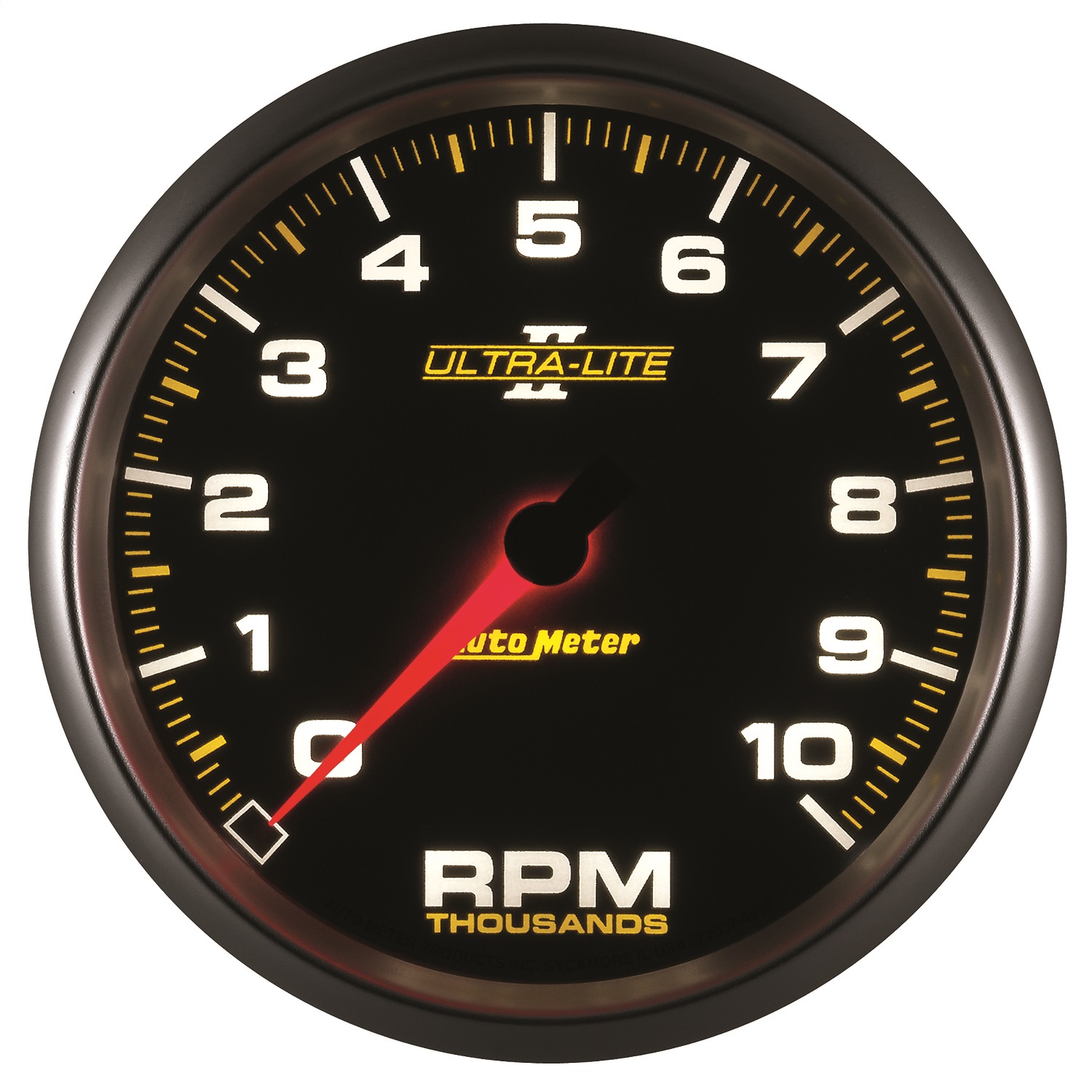 GAUGE; TACHOMETER; 5in.; 10K RPM; IN-DASH; ULTRA-LITE II - Image 6