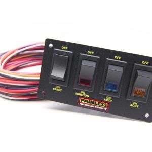 4-Switch Lighted Non-Fused Rocker Switch Panel