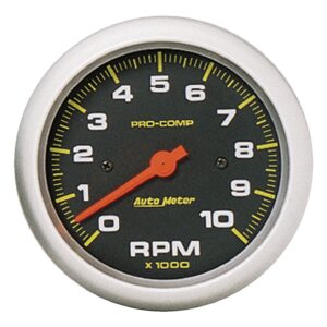 GAUGE; TACHOMETER; 3 3/8in.; 10K RPM; IN-DASH; PRO-COMP