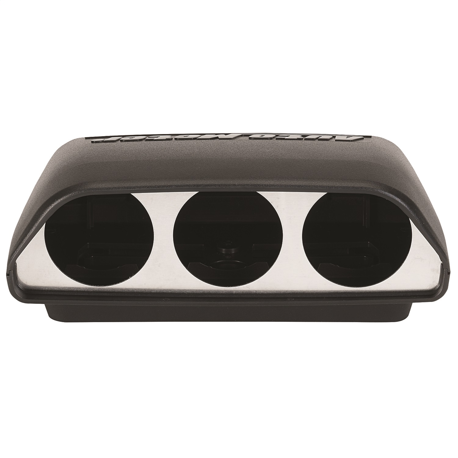 GAUGE MOUNT; UNIVERSAL DASH TOP; TRIPLE; 2 1/16in.; BLACK